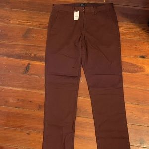 Men’s Maroon J Crew Chinos